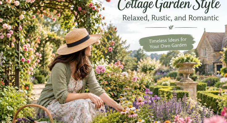 English cottage garden style